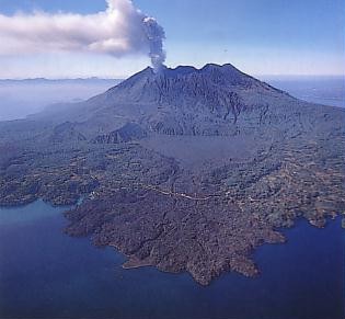 桜島（航空写真）