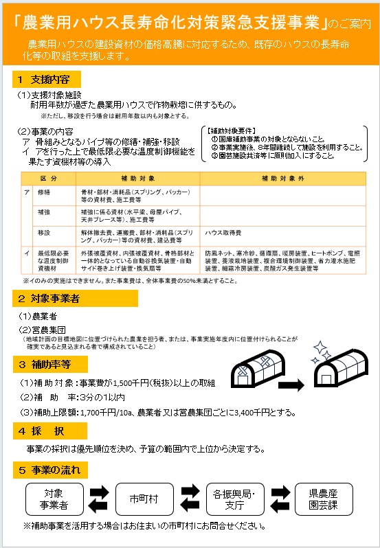 事業概要チラシ