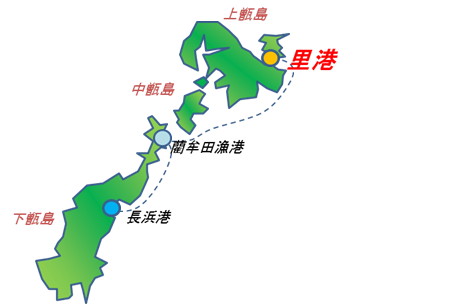 甑島位置図