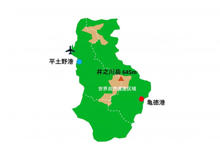 亀徳港位置図
