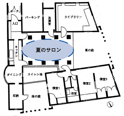 凹型の平面プラン