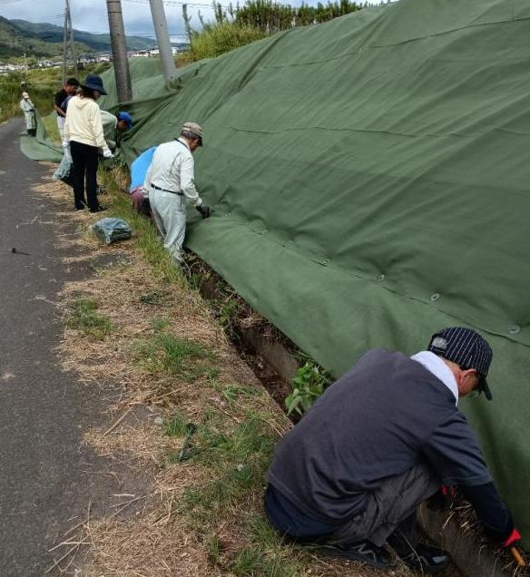 設置作業中