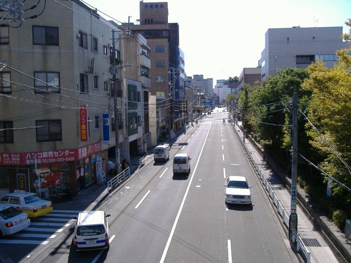 電線地中化前の状況