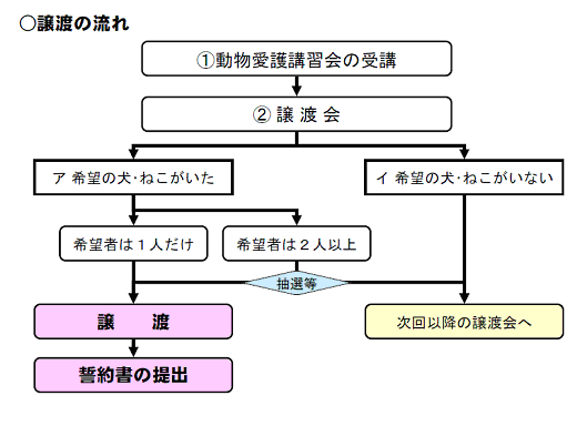 譲渡の流れ