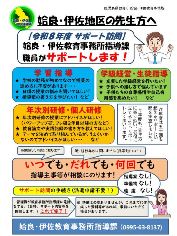 サポート訪問チラシ