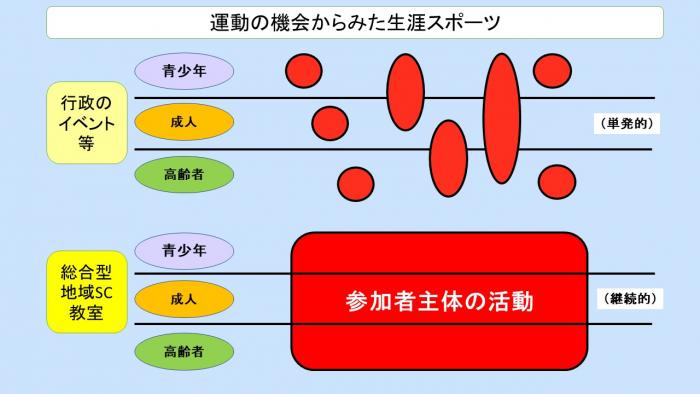 運動の機会からみた生涯スポーツ