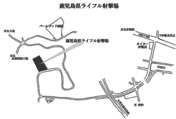 体育センター射撃場地図