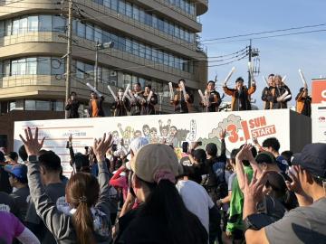 マラソンの様子