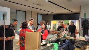物産展視察時写真