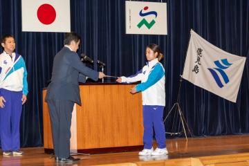 選手証授与