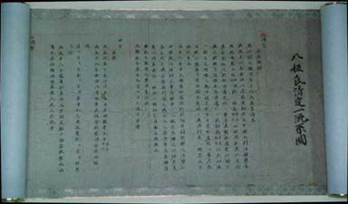 「八板氏清定一流系図（複製）」画像