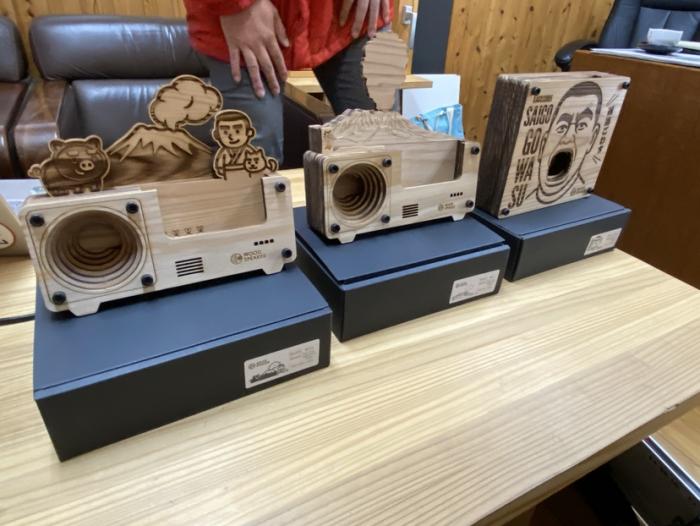 木製スピーカー