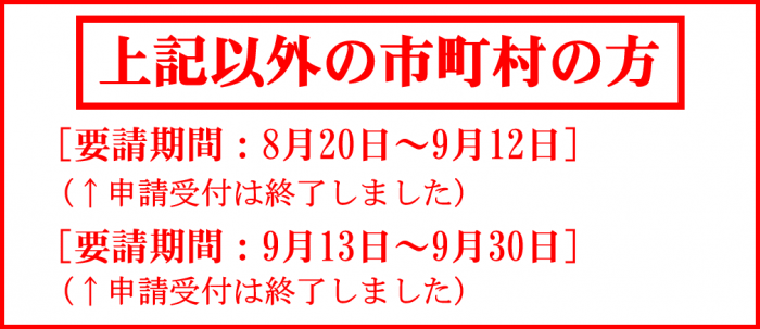 上記以外の市町村の方