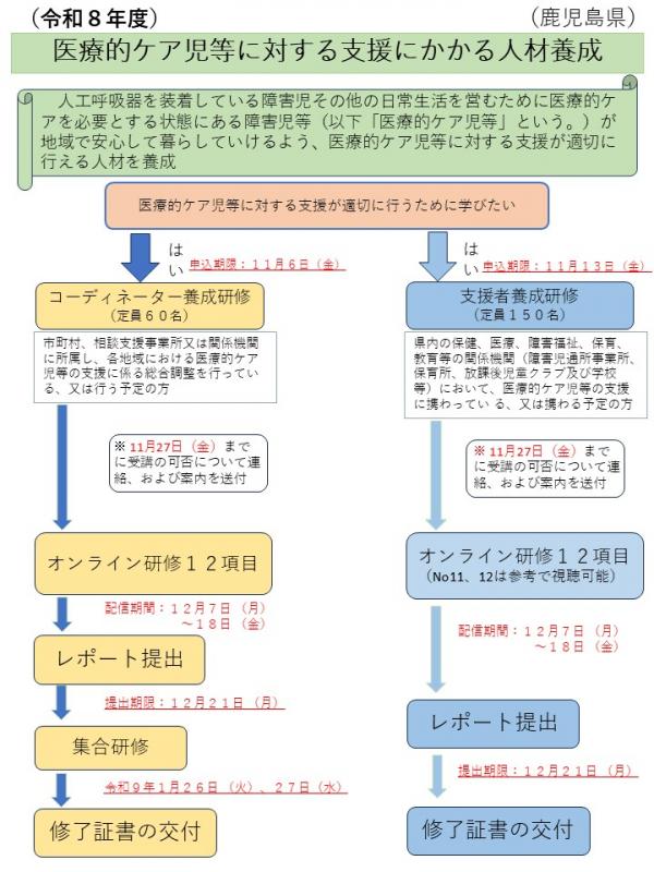 医療的ケア児等に対する支援にかかる人材養成