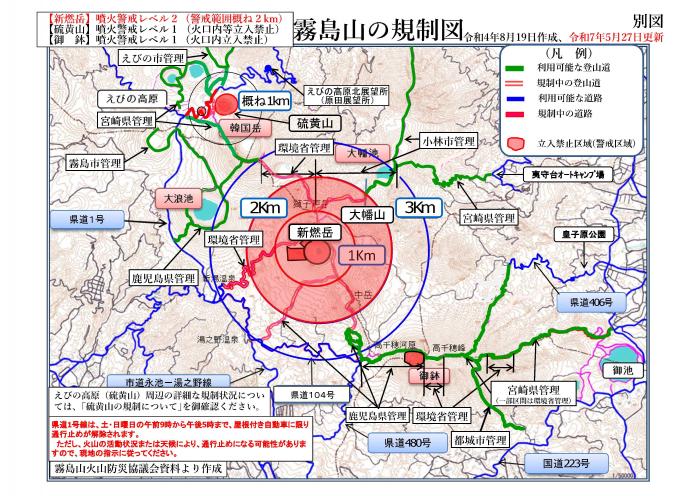 登山規制図
