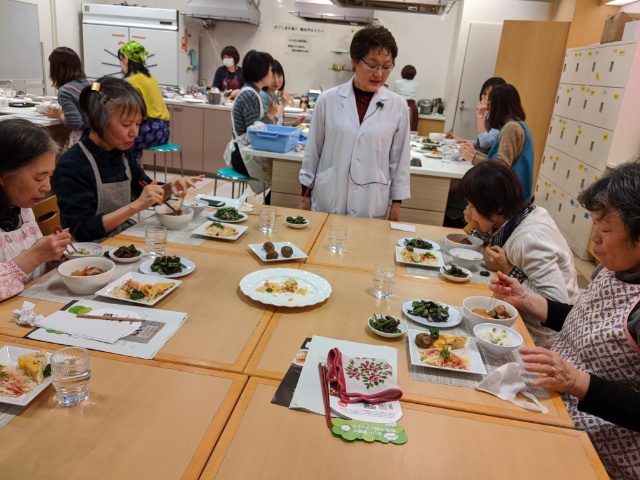 試食の様子