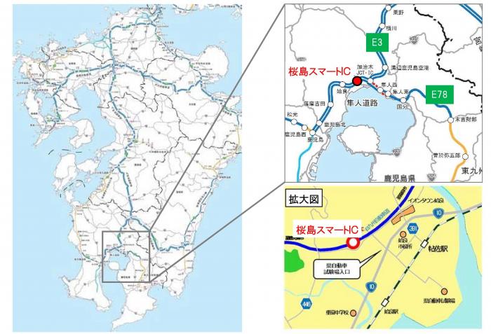 ★桜島SIC位置図