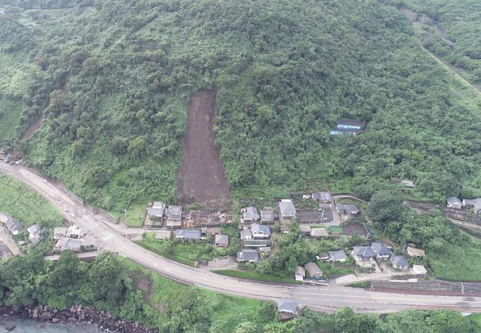 鹿児島市古里町被災状況写真