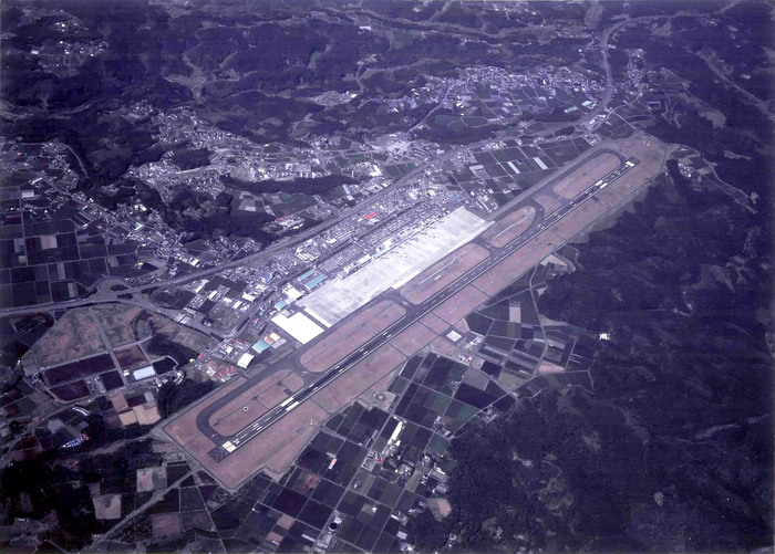 鹿児島空港航空写真