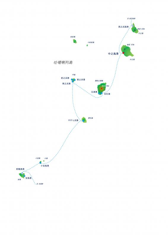 中之島港位置図