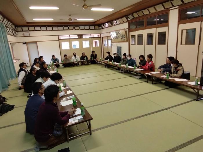 周年菊研究会とJA八女青年部との交流会1