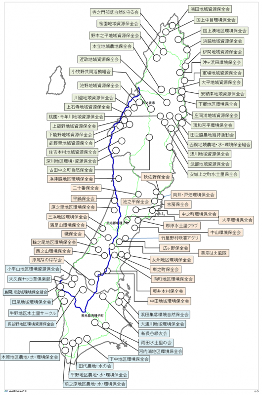 種子島多面位置図