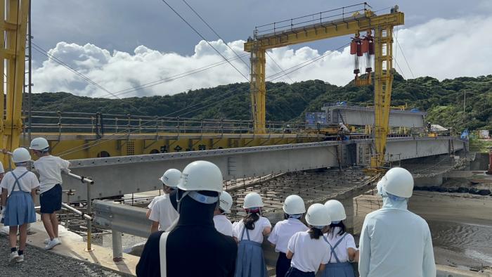 橋梁桁見学写真1