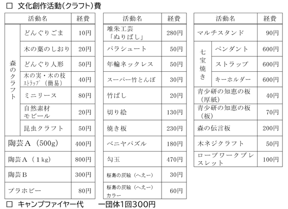 文化創作活動費
