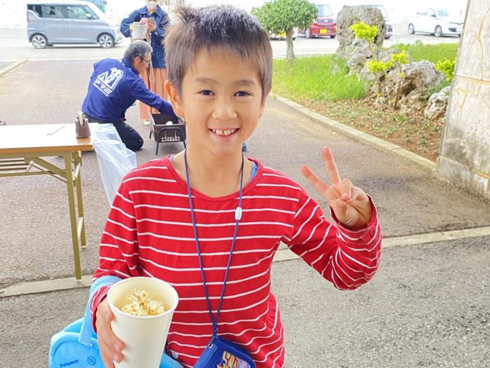 空き缶ポップコーン