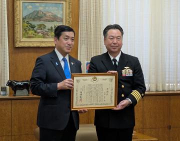 知事感謝状写真