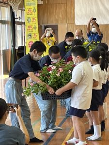 花苗の明け渡し