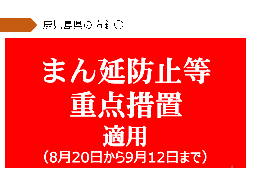 2ページ：まん延防止等重点措置が適用されます