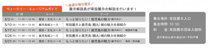 5月ウィークリーミュージアム